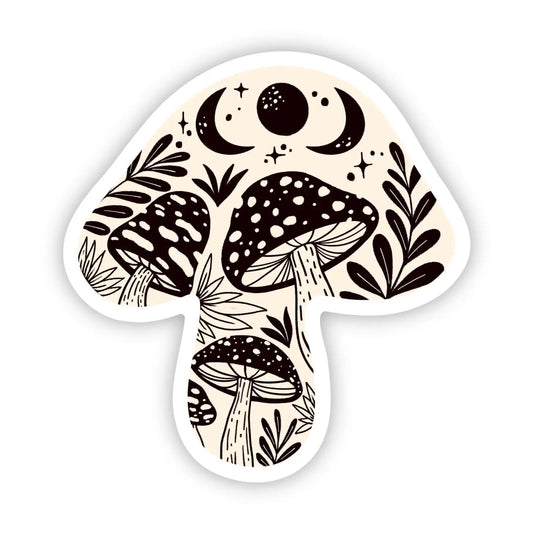 Sticker - Mushroom Abstract