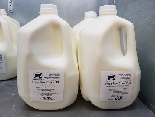 Milk, Gallon Raw (For Pet Consumption)